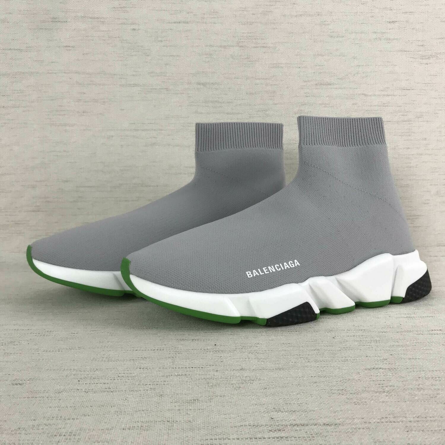 SNEAKERS BALENCIAGA SPEED GRIGIO/VERDE