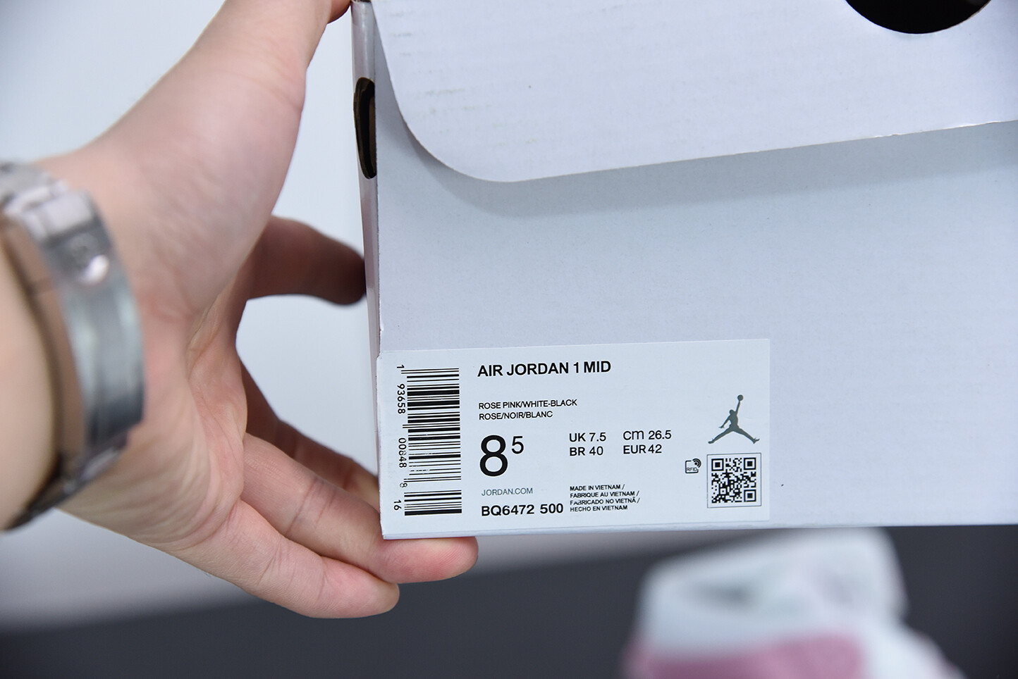 SNEAKERS NIKE AIR JORDAN 1 MID BARELY ROSE