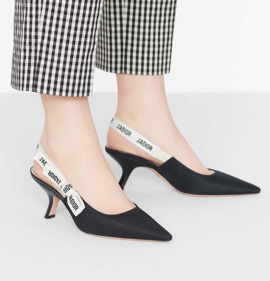 SUPER SALE* DECOLLETÈ CHRISTIAN DIOR SLINGBACK J'ADIOR NERO OPACO