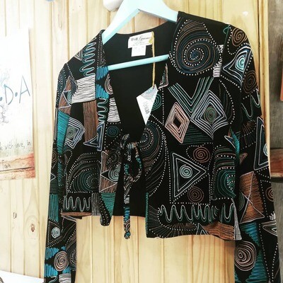 African Inspired, Long Sleeve Cardigan