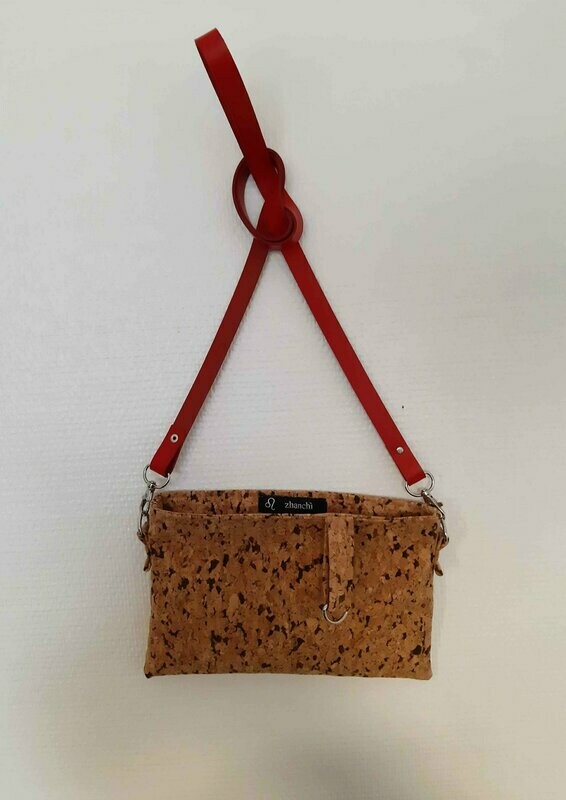 Tasche Kork Rot