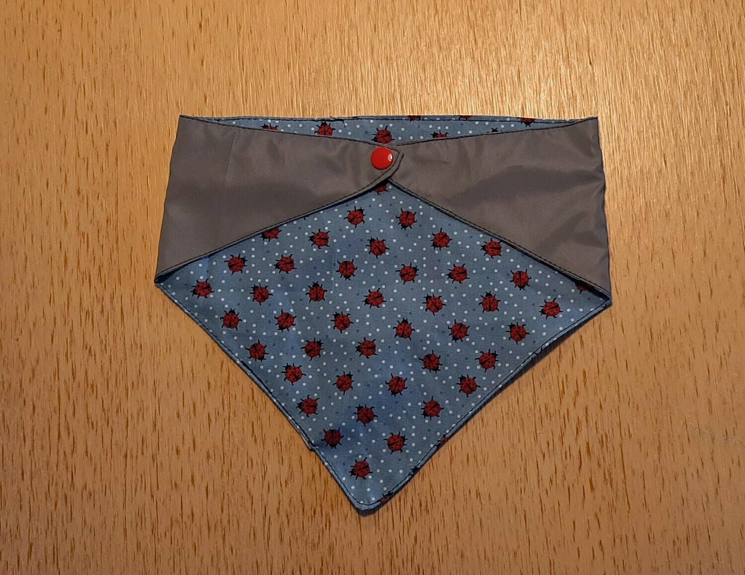 Halstuch Marienkäfer blau (reflektierend)