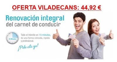 Renovación carnet conducir menores 70 años