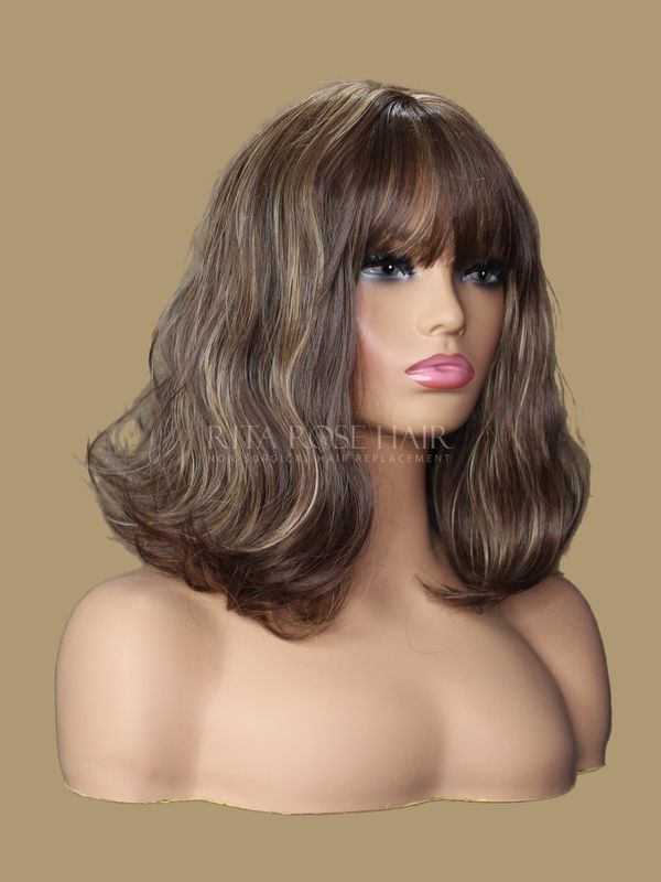 Gorgeous Highlighted Wavy Wig
