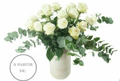 Roses Blanches 60 cm