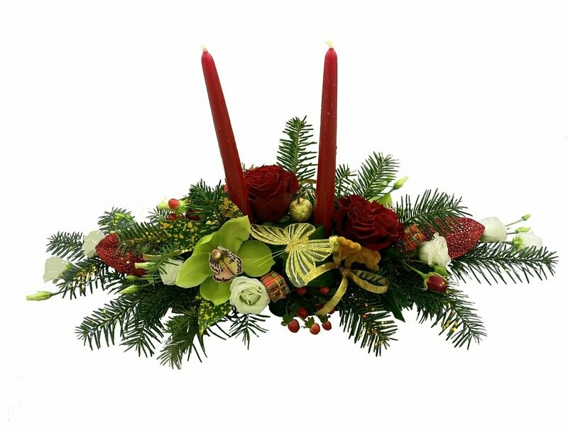 Centre de table allongé - Christmas