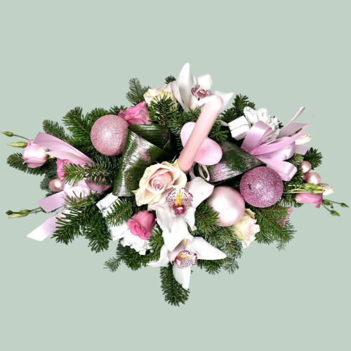 Centre de table allongé - L'Euphorie de Noël