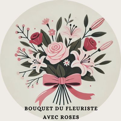 LE BOUQUET DU FLEURISTE AVEC ROSES