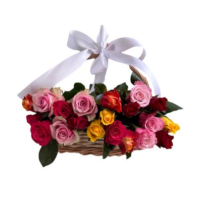 Corbeille Rose unitaire