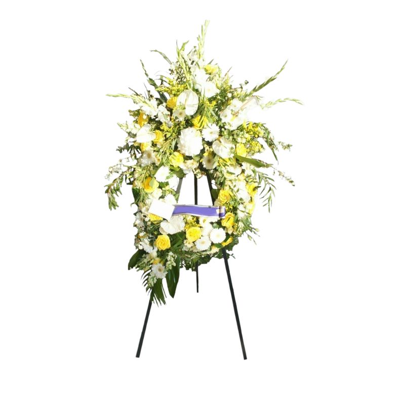 Couronne sur pied - Sage