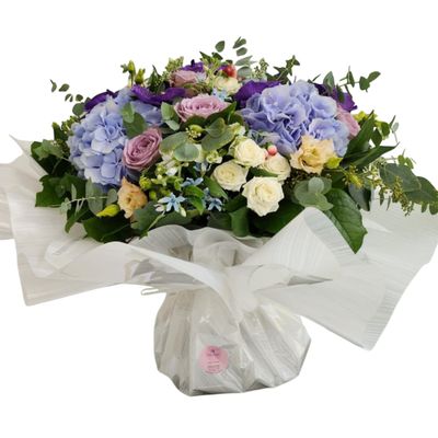 Bouquet bulle - Blue Lagoon