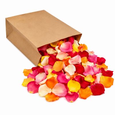 Corbeille Pétales de roses multicolores Corbeille Pétales de roses multicolores