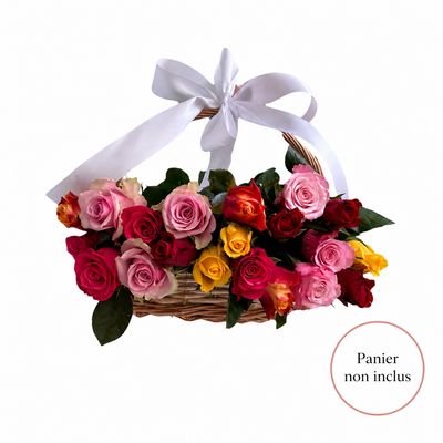 Corbeille Rose unitaire Corbeille Rose unitaire