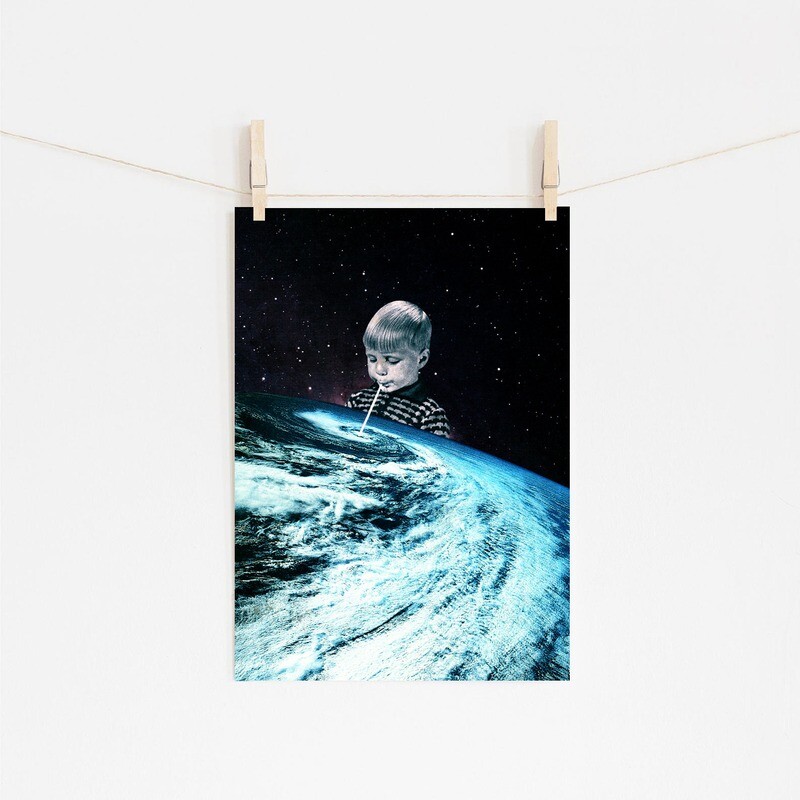Straw | print | A4
