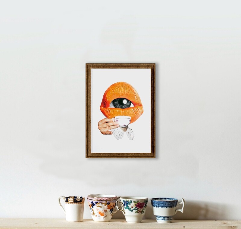 eye tea | original collage