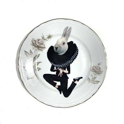 white rabbit - I'm late | wandbord
