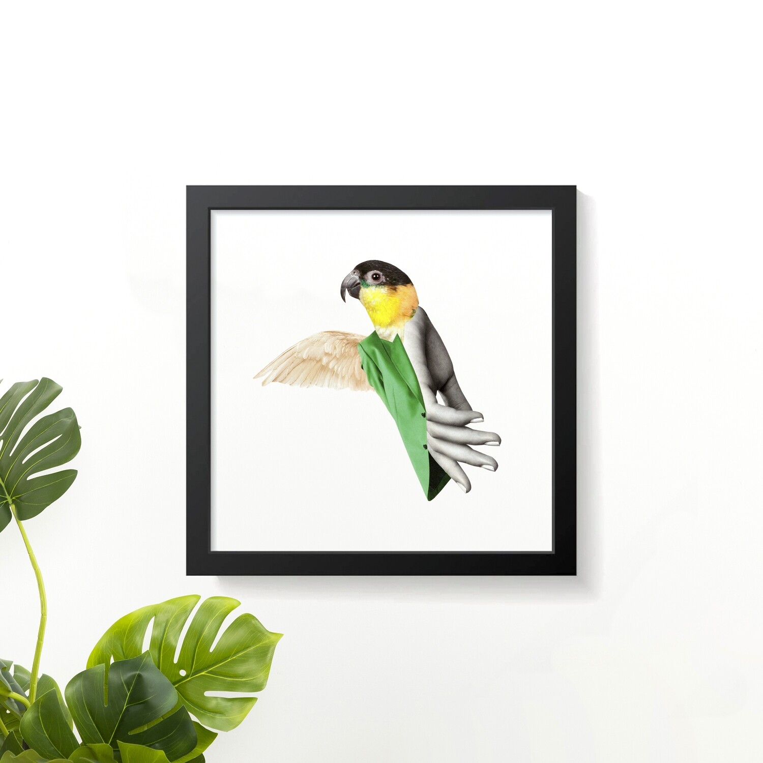 Bird | original handmade collage