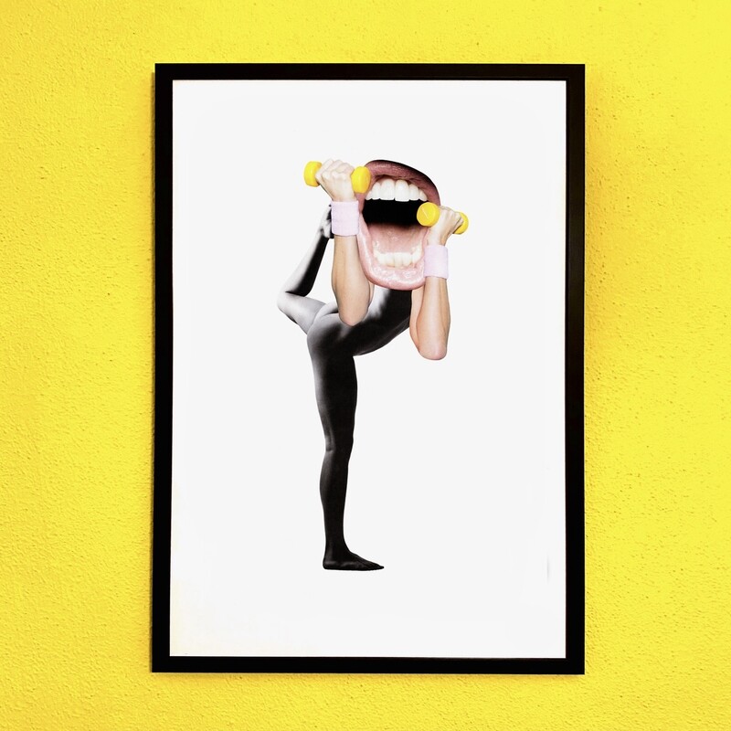 Fitgirl | original handmade collage