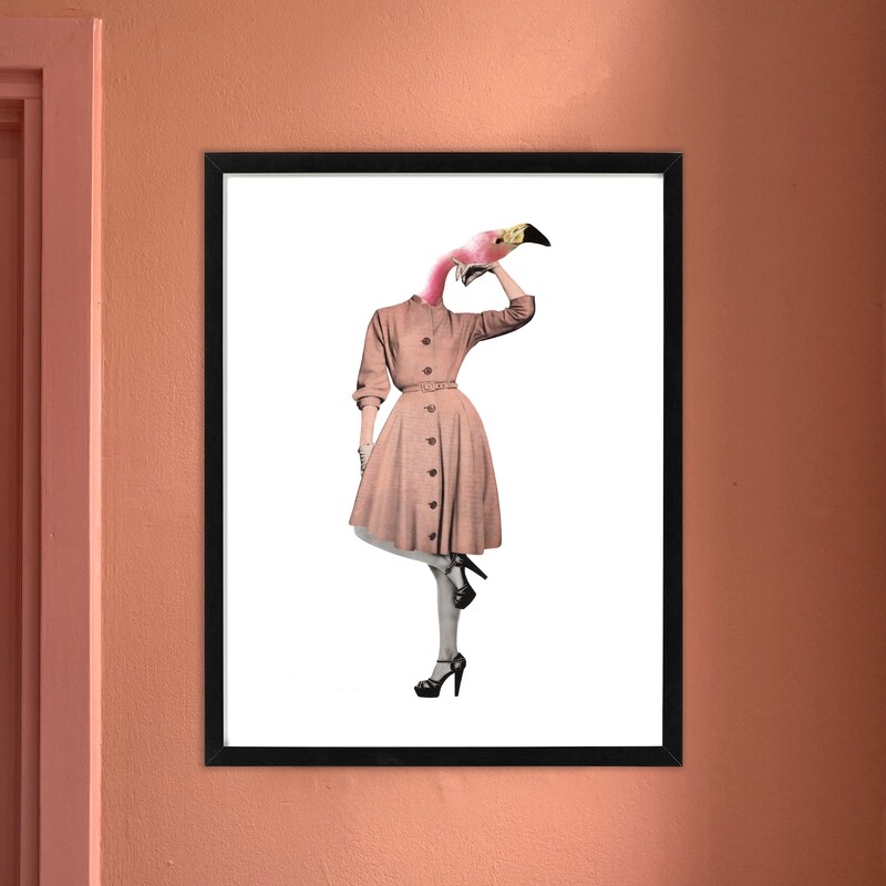 Hold your head up | original handmade collage