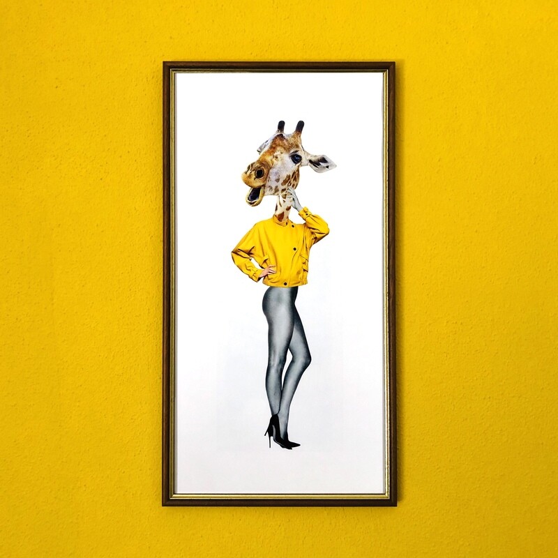 Strike a pose | original handmade collage