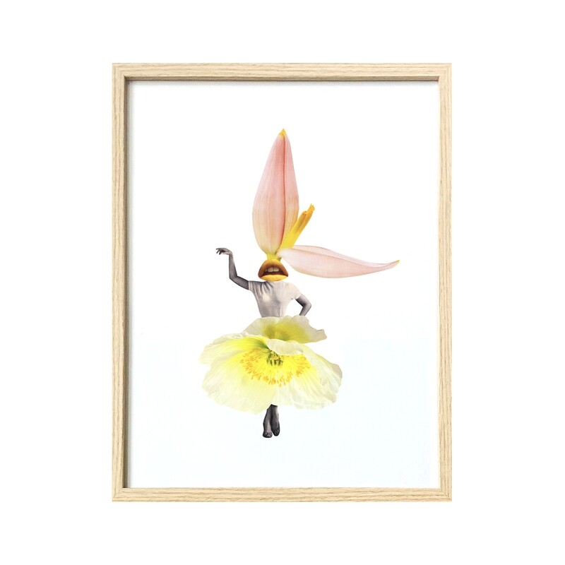 Flower | original handmade collage