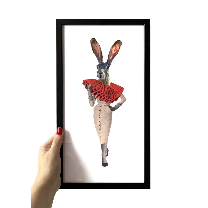 &#39;t haasje | original handmade collage