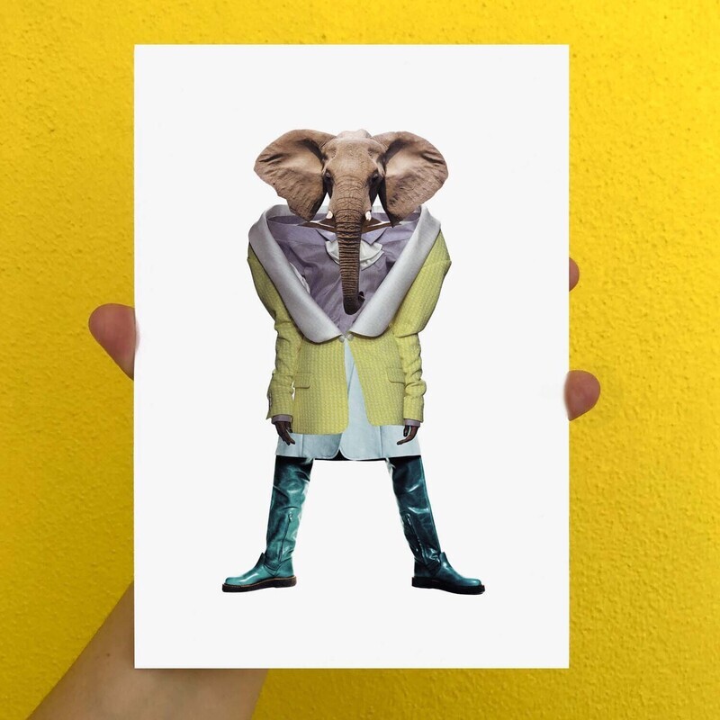 Olifant | print | A5