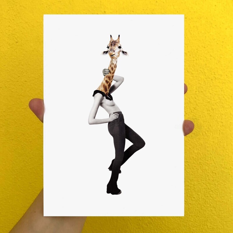 Long neck | print | A5