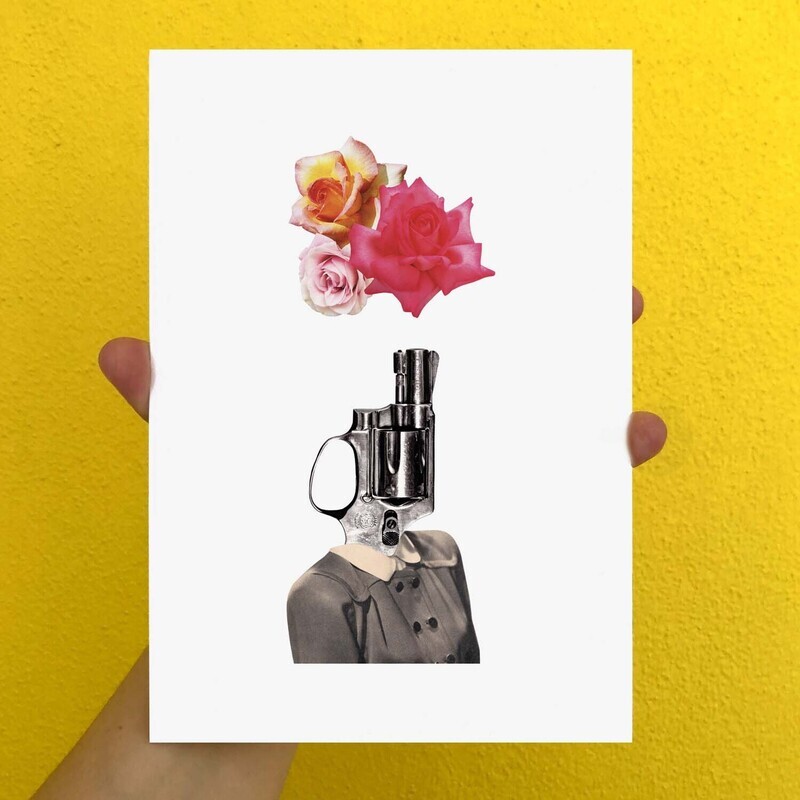 Make art not war | print | A5