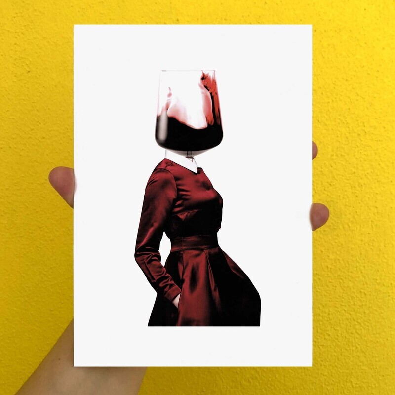 wine o clock | print | A5