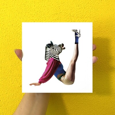 Zebra | print | 15x15