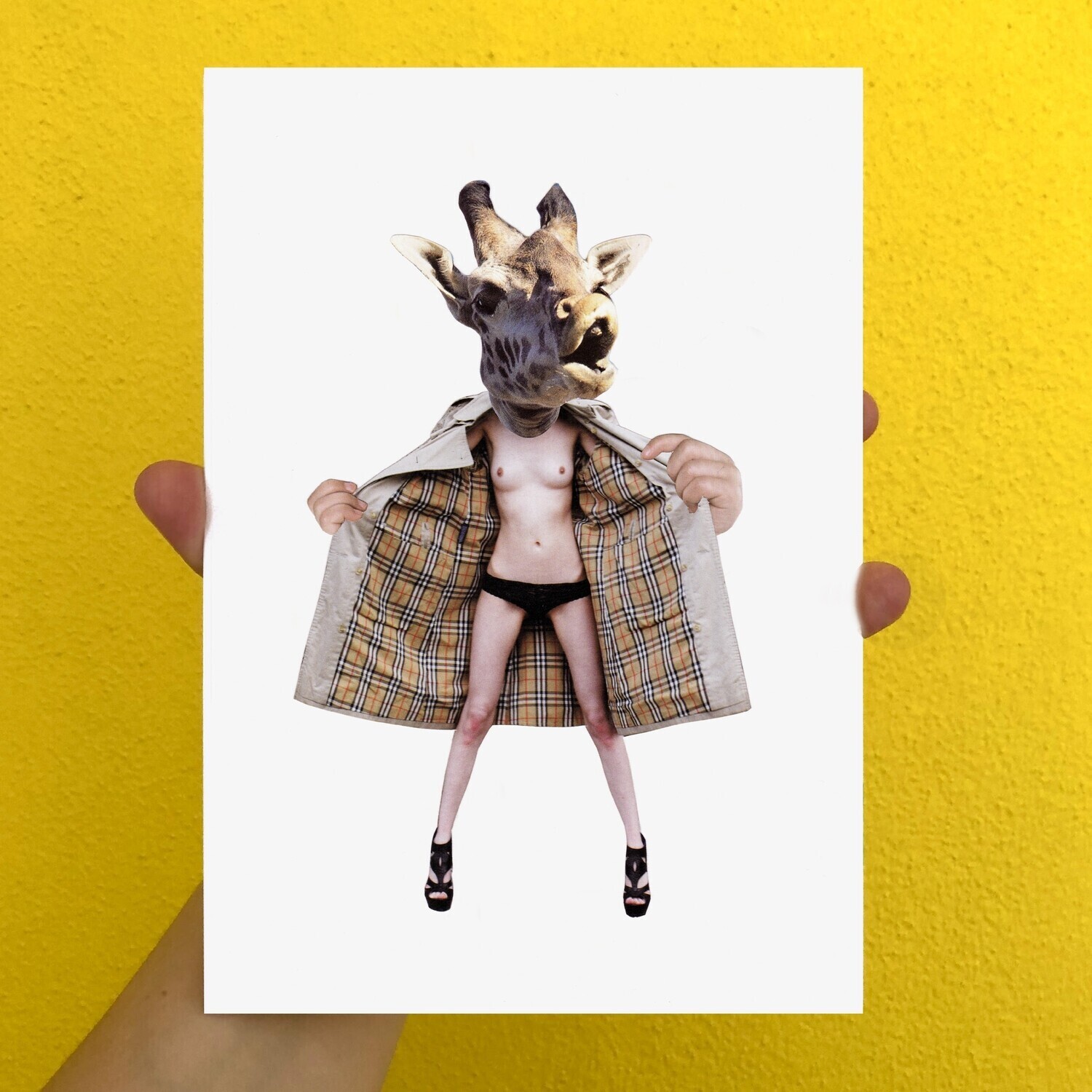 Sexy giraffe | print | A5