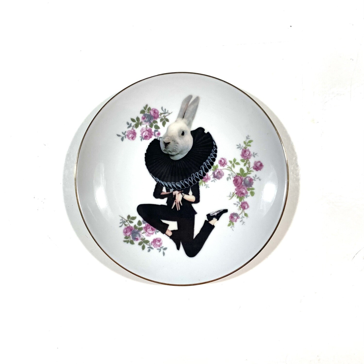 White rabbit - I’m laten | wandbord