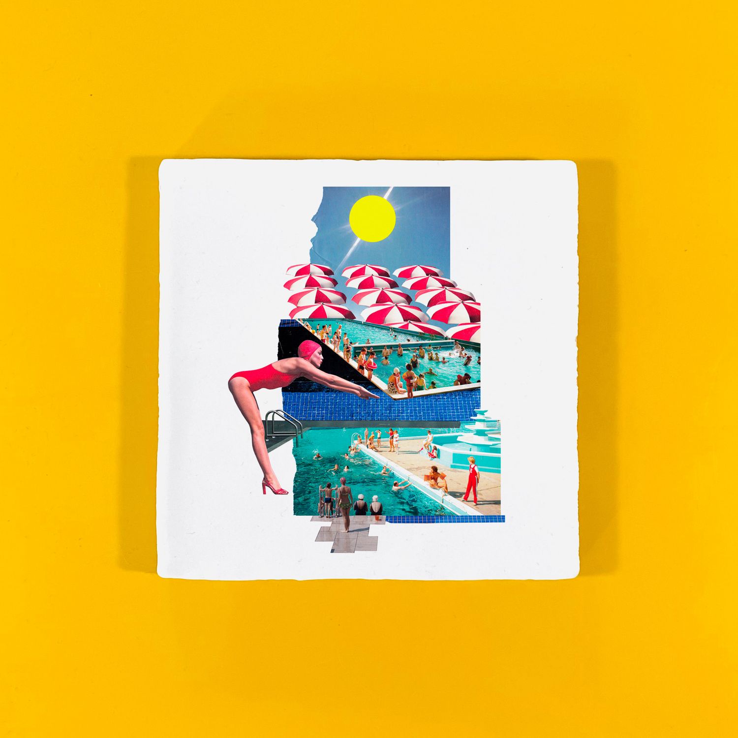Als de zon schijnt | tegel