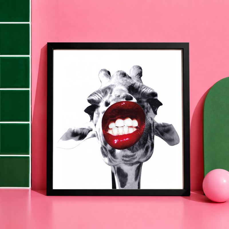 Zieraffe | print | 30x30