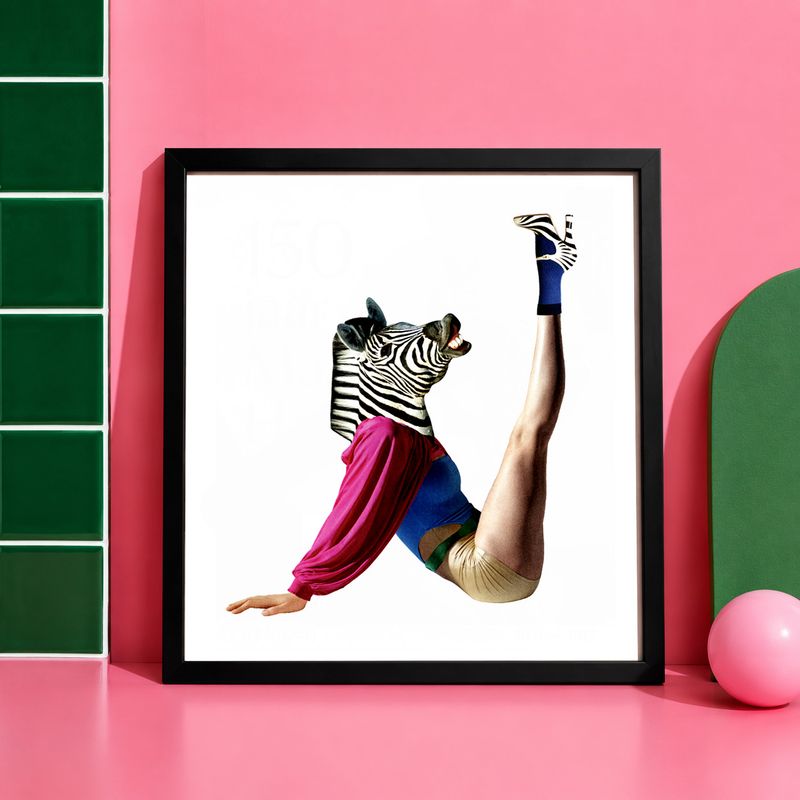 Zebra | print | 30x30