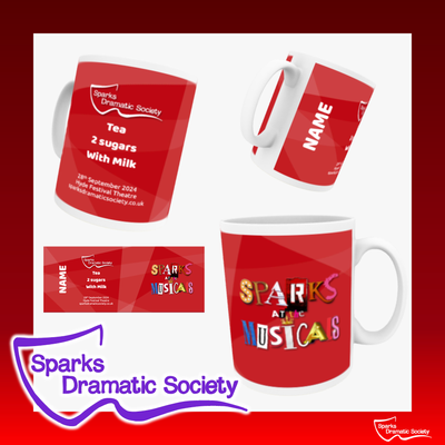 SDS Sparks at the Musicals - 10oz Branded & Personalised Mug