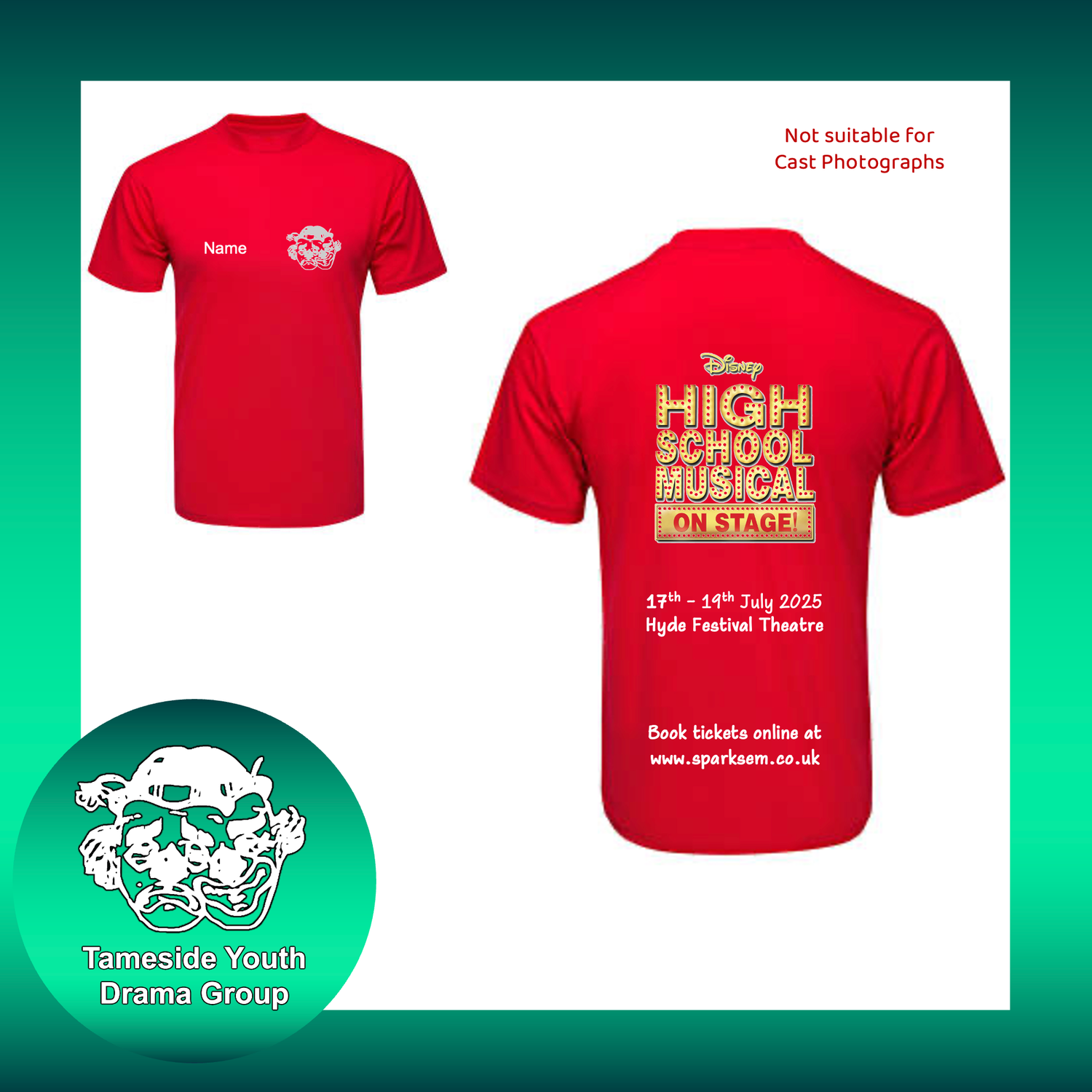 TYDG Adult 'HSM' Round Neck T-Shirt