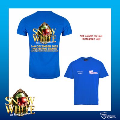 SDS Adult Snow White Round Neck T-Shirt SDS Adult Snow White Round Neck T-Shirt