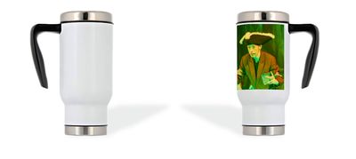 14oz Aluminium Travel Cup with personalisation