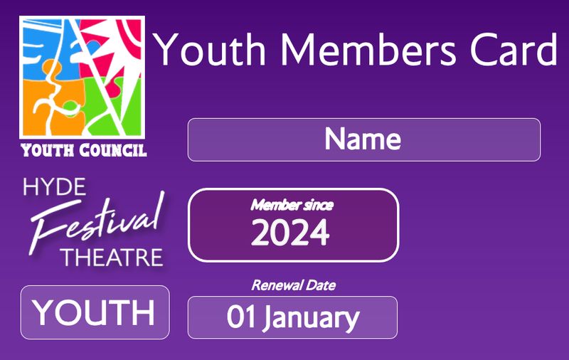 Hyde Festival Theatre - Youth Annual Membership (New)