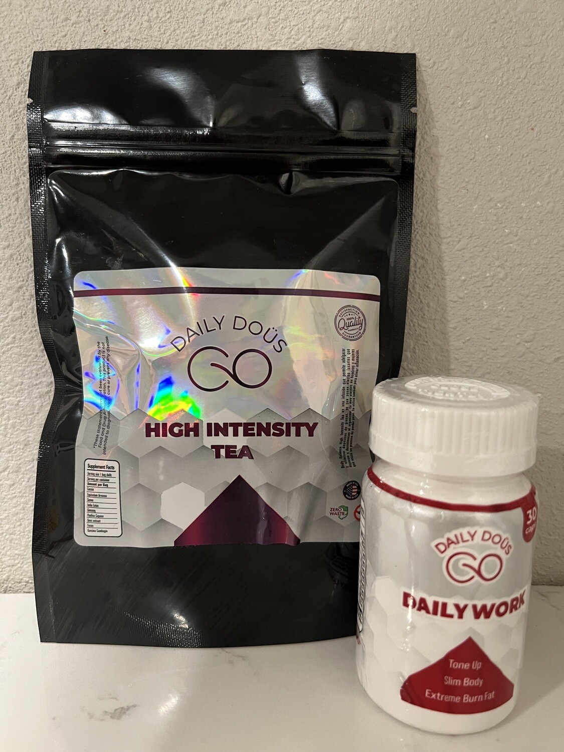 (1) High Intensity Detox Tea (1) High Intensity Daily Work