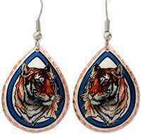 TIGER EARRINGS ZOO ANIMAL JEWELRY Y-43
