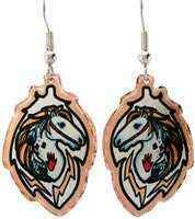 HAND-OF-OWNERSHIP PAINTED PONY EARRINGS Y-17