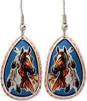 HANDCRAFTED HORSE EARRINGS Y-22