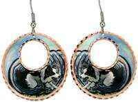 DOG JEWELRY BORDER COLLIE EARRINGS LG-10