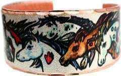 WILD HORSES COPPER RINGS RBN-06