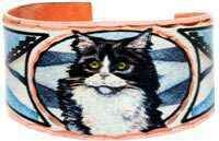 BLACK & WHITE CAT RINGS RY-36