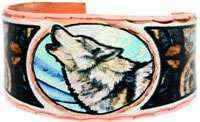 COLORFUL JEWELRY HOWLING WOLF RINGS RY-32