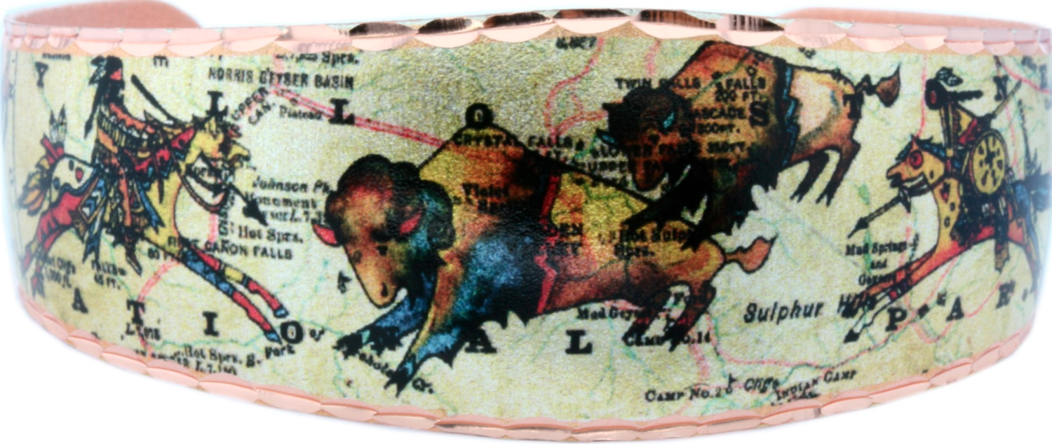 INDIAN WARRIORS & BUFFALO BRACELETS BN-89